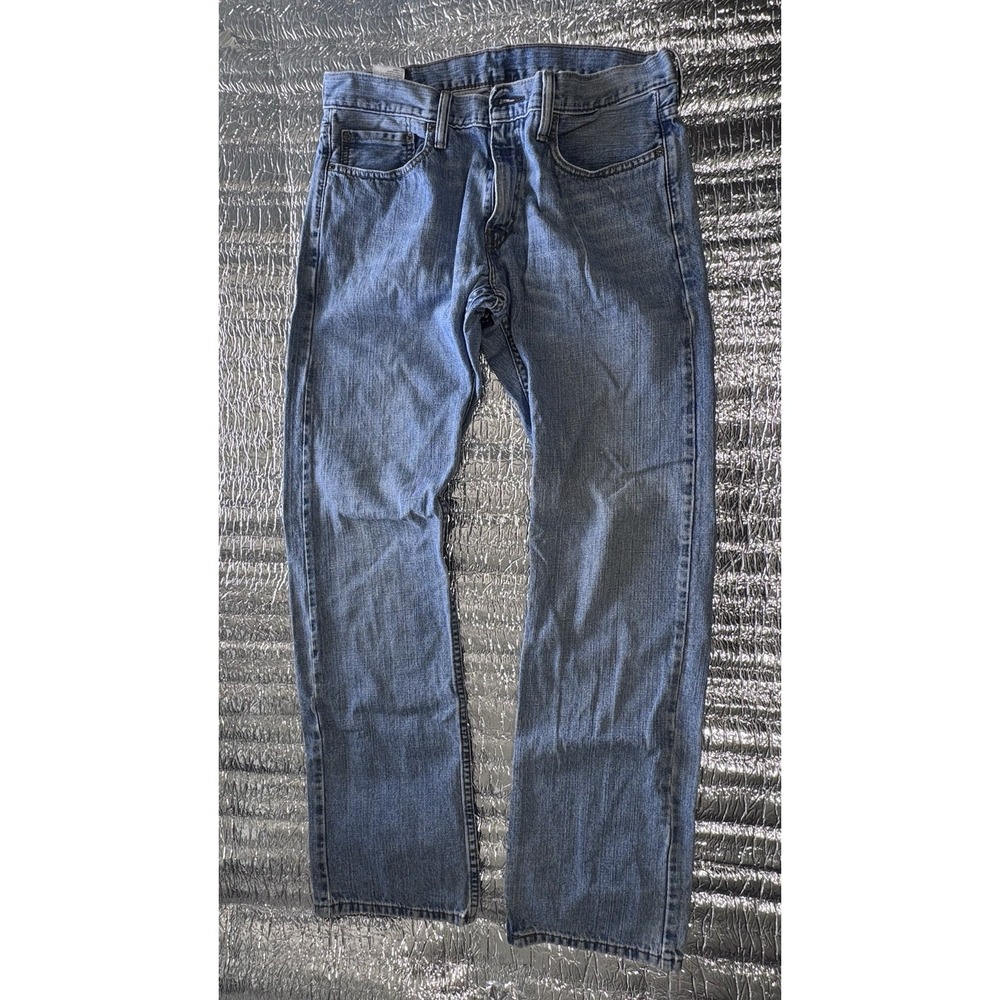 Levi's 514 Straight Fit Jeans Mens 33x32 Blue Medium Wash Denim 00514-4177